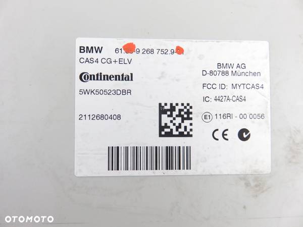 MODUŁ CAS BMW 5 (F10) 520 d 9268752 - 4