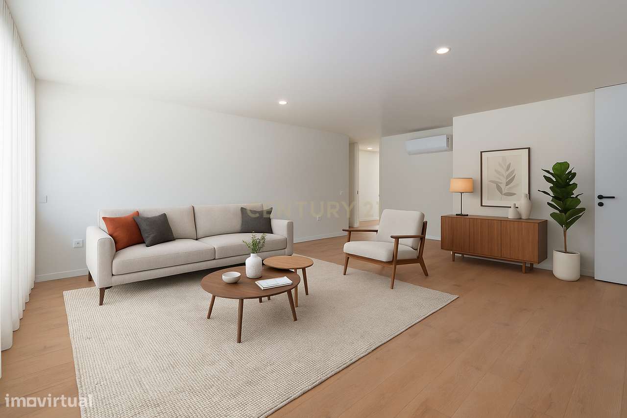 Apartamento T2 Novo com Dois Terraços Privativos a escassos minutos do - Grande imagem: 4/32