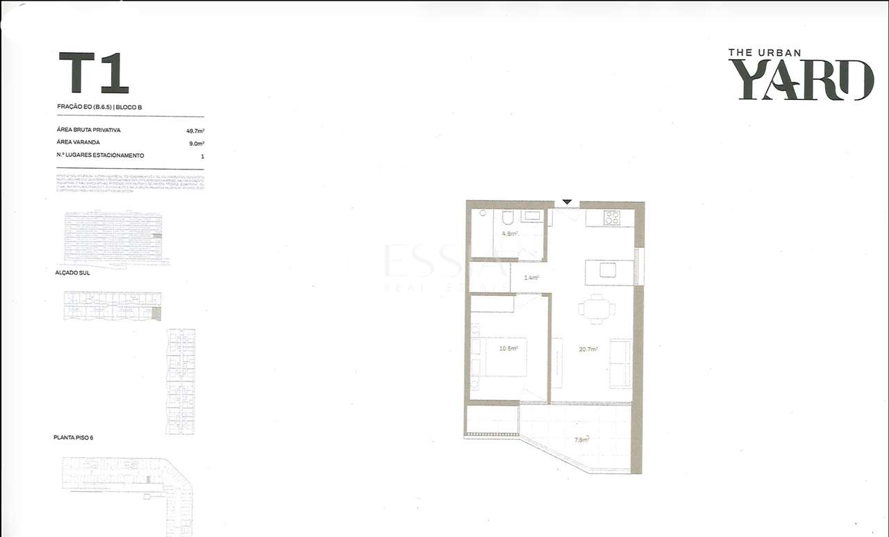 Apartamento T1 com Varanda nos Jardins da Arrábida-6