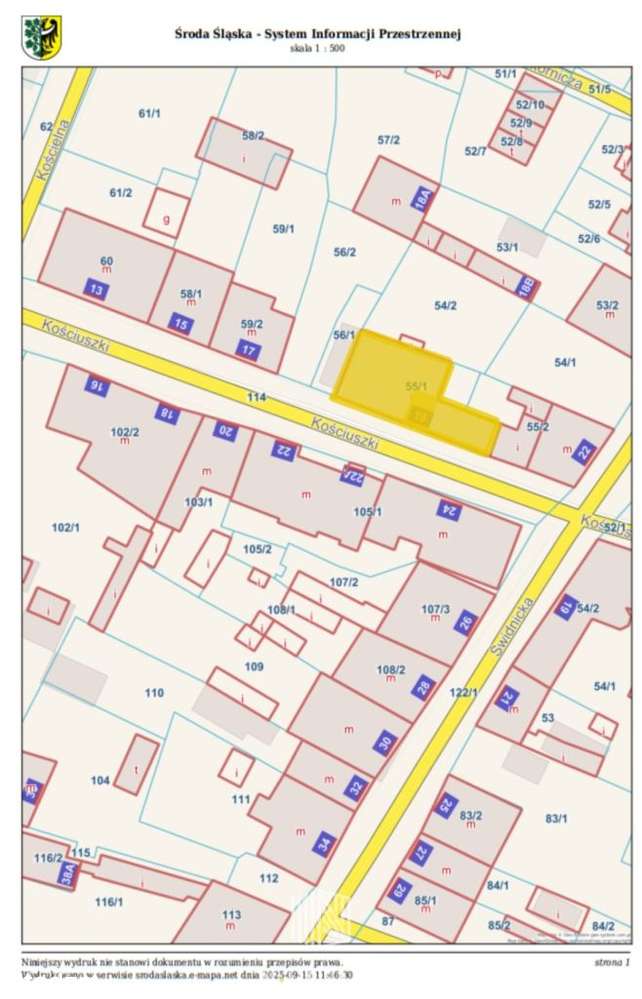 Okazja! działka w centrum Środy Śląskiej - Pełny obrazek: 5/5