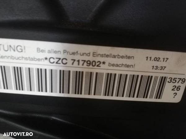 Motor complet fara anexe vw seat skoda audi 1.4tsi euro6 cod czc czca golf 7 Passat b8 tiguan audi a1 Octavia 3 toată gama vag. Motorul este fabricație 2017 provine de pe mașină accidentata și are 32 000km este aproape nou perfect funcțional - 6