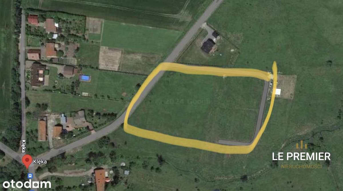 Działka z Mpzp w Miękini, woda i prąd w drodze - Pełny obrazek: 3/3