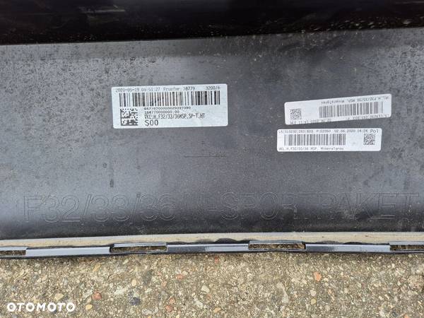 BMW 4 F32 F33 F36 M Pakiet zderzak tylny B39 Mineral Grey - 6