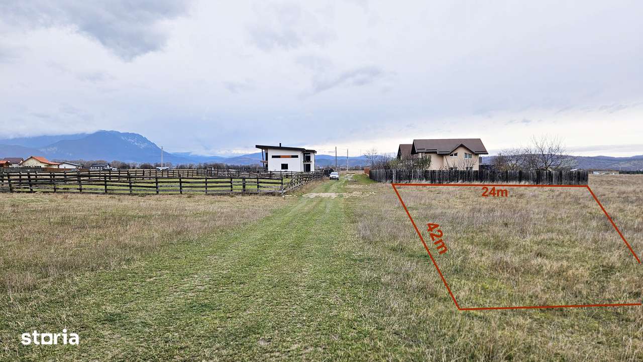 Rasnov -Glejarie 1000 mp front 42m posibilitate duplex sau 2 case-15