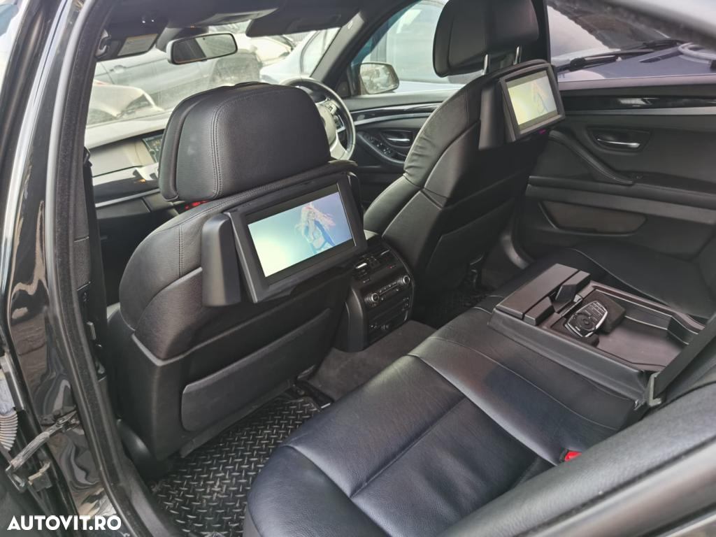 Interior Piele Confort BMW F10 2011 Ecrane Tetiere Telecomanda DVD Full Memorii - 6