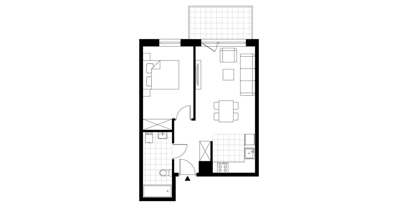 Mysłowice, Kwiatowa  | mieszkanie 2-pok. | A 3.03 - Pełny obrazek: 4/9