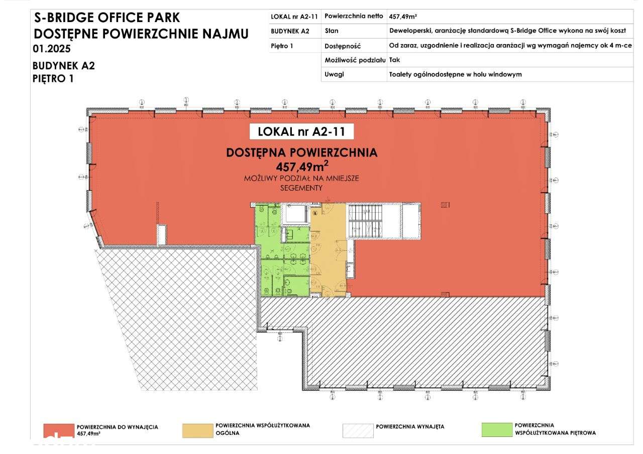 S-Bridge Office Park A2 lok.11 biurowy 460 mkw. - Pełny obrazek: 4/14