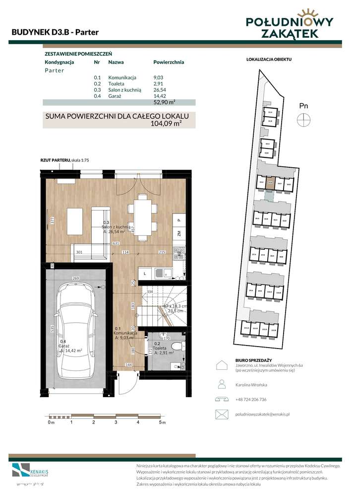 Południowy Zakątek | dom 4-pok. | D3.B - Pełny obrazek: 2/10