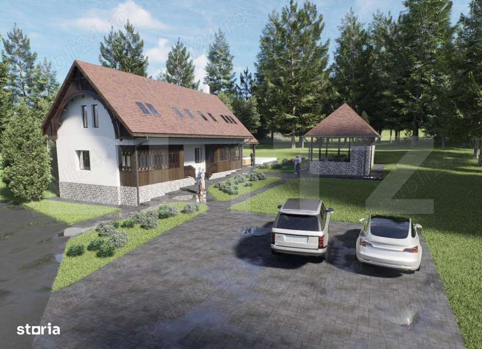 Teren (1500mp) cu autorizatie de constructie (pensiune) - Partia Maris-1