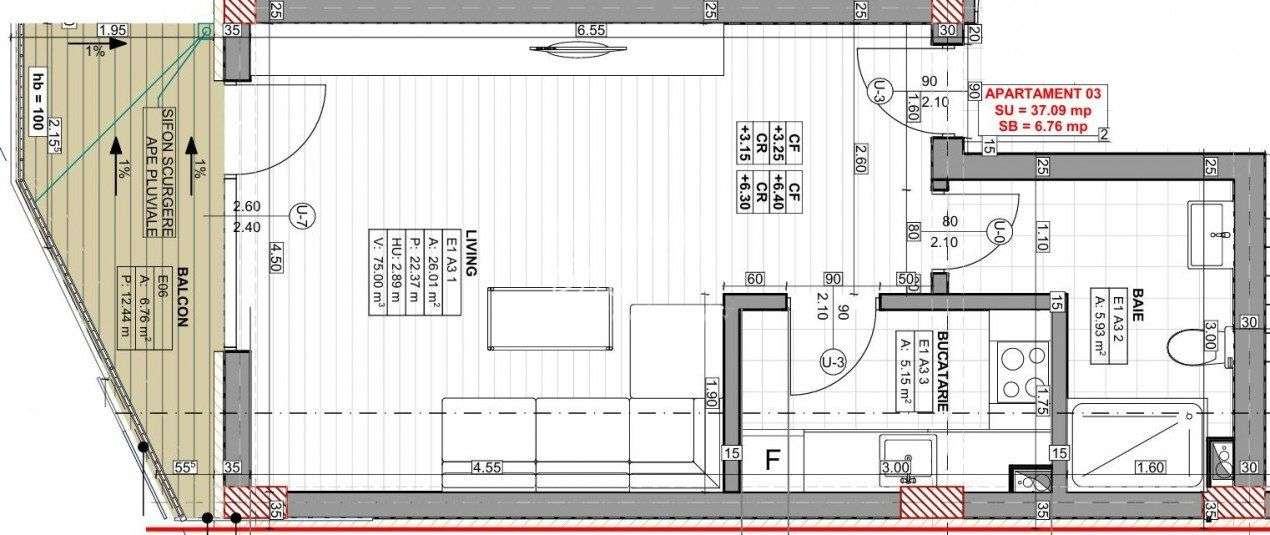 Studio spatios intr-un imobil tip boutique zona Palazu Mare — fotografia 3
