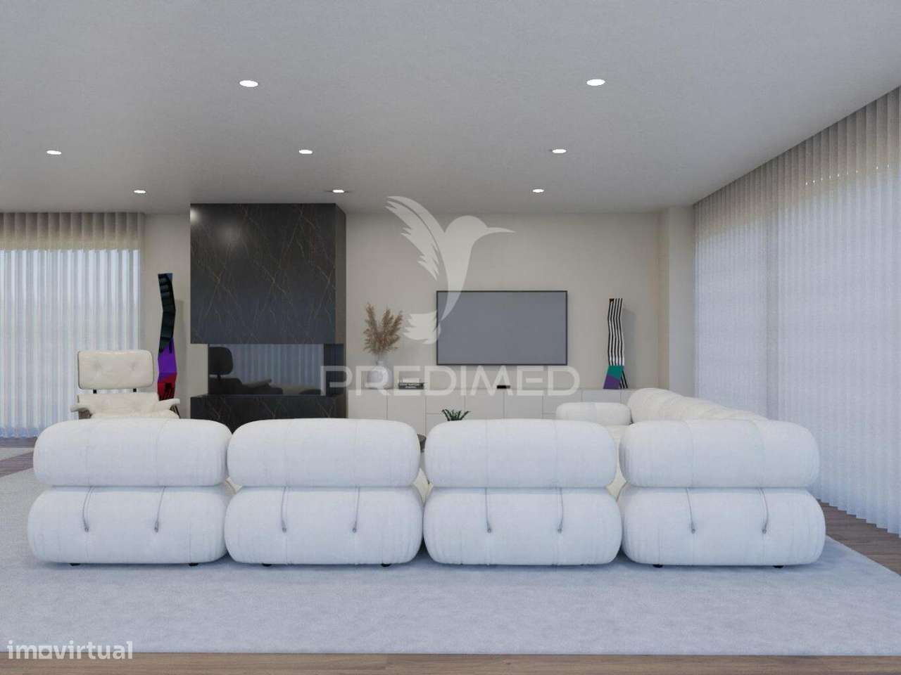 Moradia com acabamentos de luxo, jardim e piscina - Grande imagem: 5/40