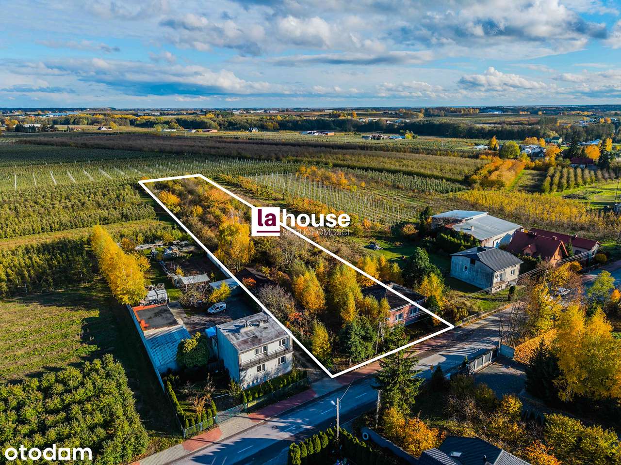 Duża działka 5101 m² z domem, wszystkie media, Błędów, ul. Dolna - Pełny obrazek: 4/5