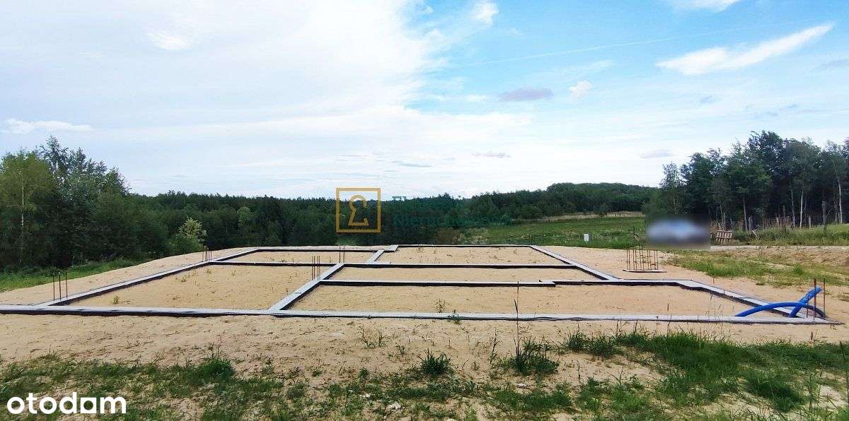 działka budowlana z fundamentem, Zielone wzgórze-2