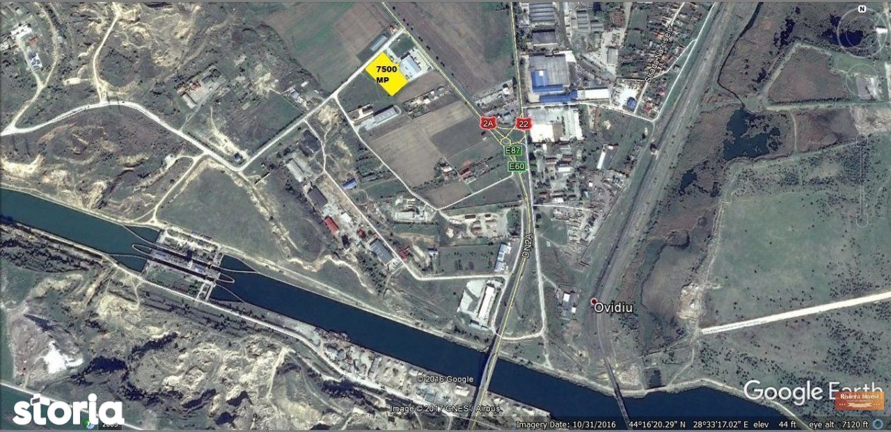 Ovidiu-PECO Celsy- DN 2A teren intravilan, zona industriala