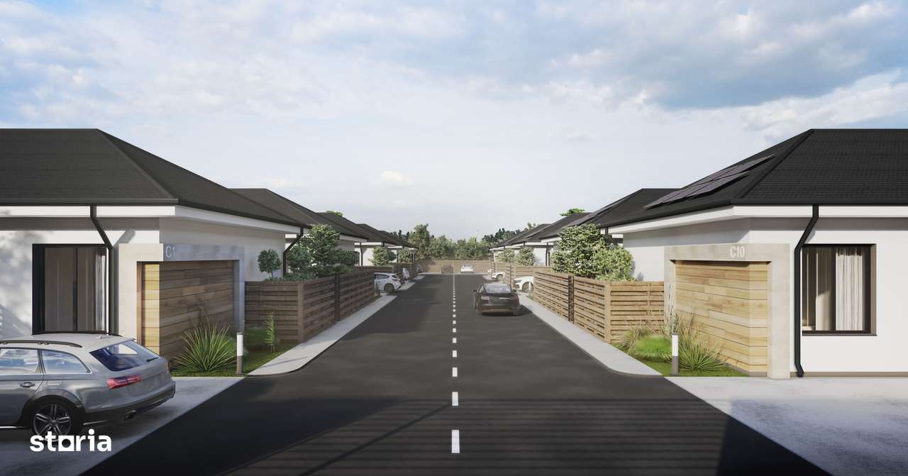 Casa parter cu ventilatie | Pompa de caldura | Smart Home| Teren 470mp - Imagine principală: 4/17