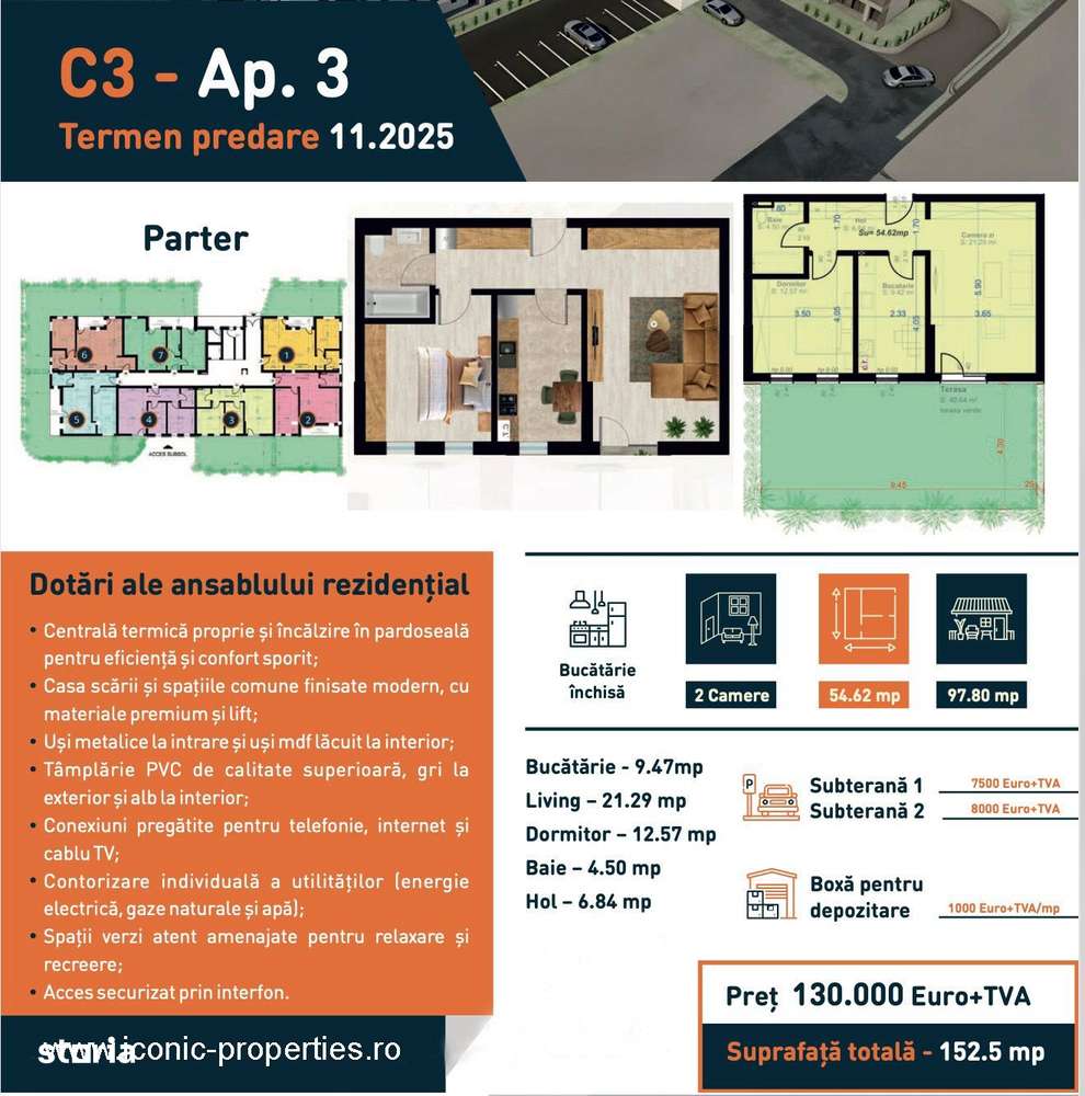Ultimele apartamente disponibile, investitie sigura,  zona de top !-4
