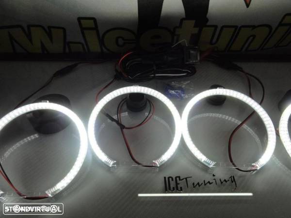 Aros / argolas angel eyes em SMD BMW E46 (sem xenon de origem), e46 COUPE - 13