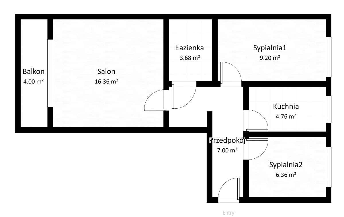 3 pokoje z balkonem - świetna lokalizacja-13