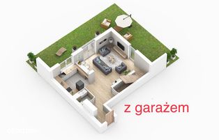 Ostatnie! 2-poziomowe: 4 pokoje + ogródek + garaż