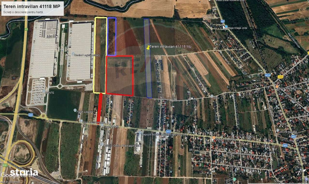 Teren 41,118mp de vanzare in Bacu Joita Strada Teilor - Imagine principală: 4/9