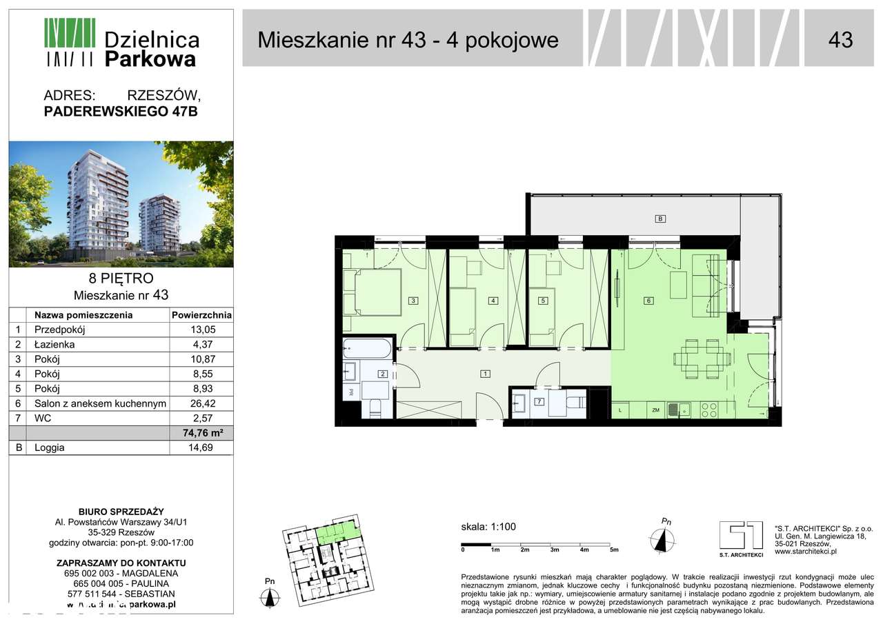 4 pokoje | Samowystarczalne osiedle - sprawdź - Pełny obrazek: 3/8