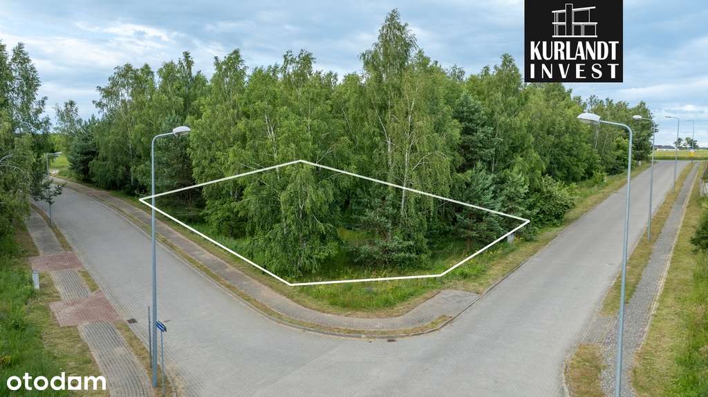 Działka usługowo - mieszkaniowa 1.284 m² Osie-4