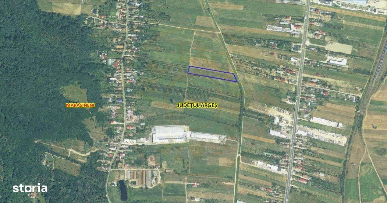 Oportunitate de investitie! Teren intravilan Maracineni 7545 mp - Imagine principală: 1/3