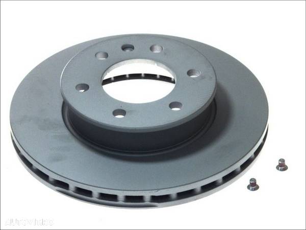 Disc frana punte fata pe simplu ATE Mercedes Sprinter CDI 906 2006 - 2018 Cod: 24.0128-0203.1 Piesa Noua - 1