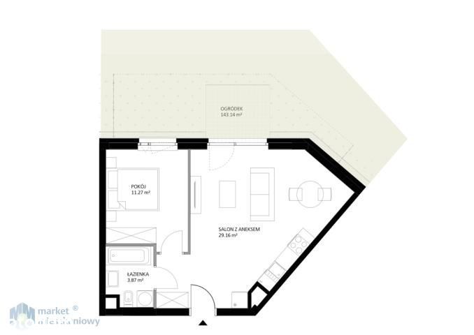 2 pokoje z ogródkiem - duży wybór mieszkań
