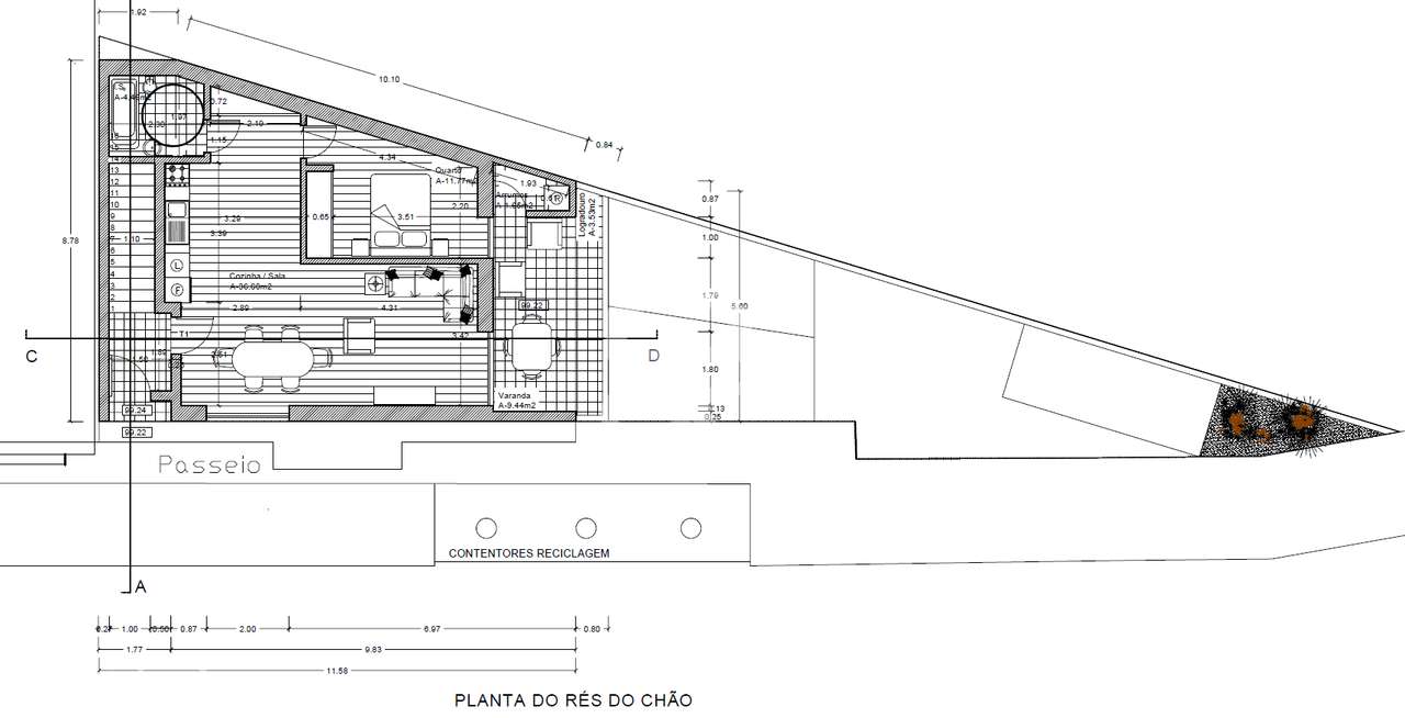 Apartamento T1+1 novo com estacionamento no centro da Vila do Avelar.-6