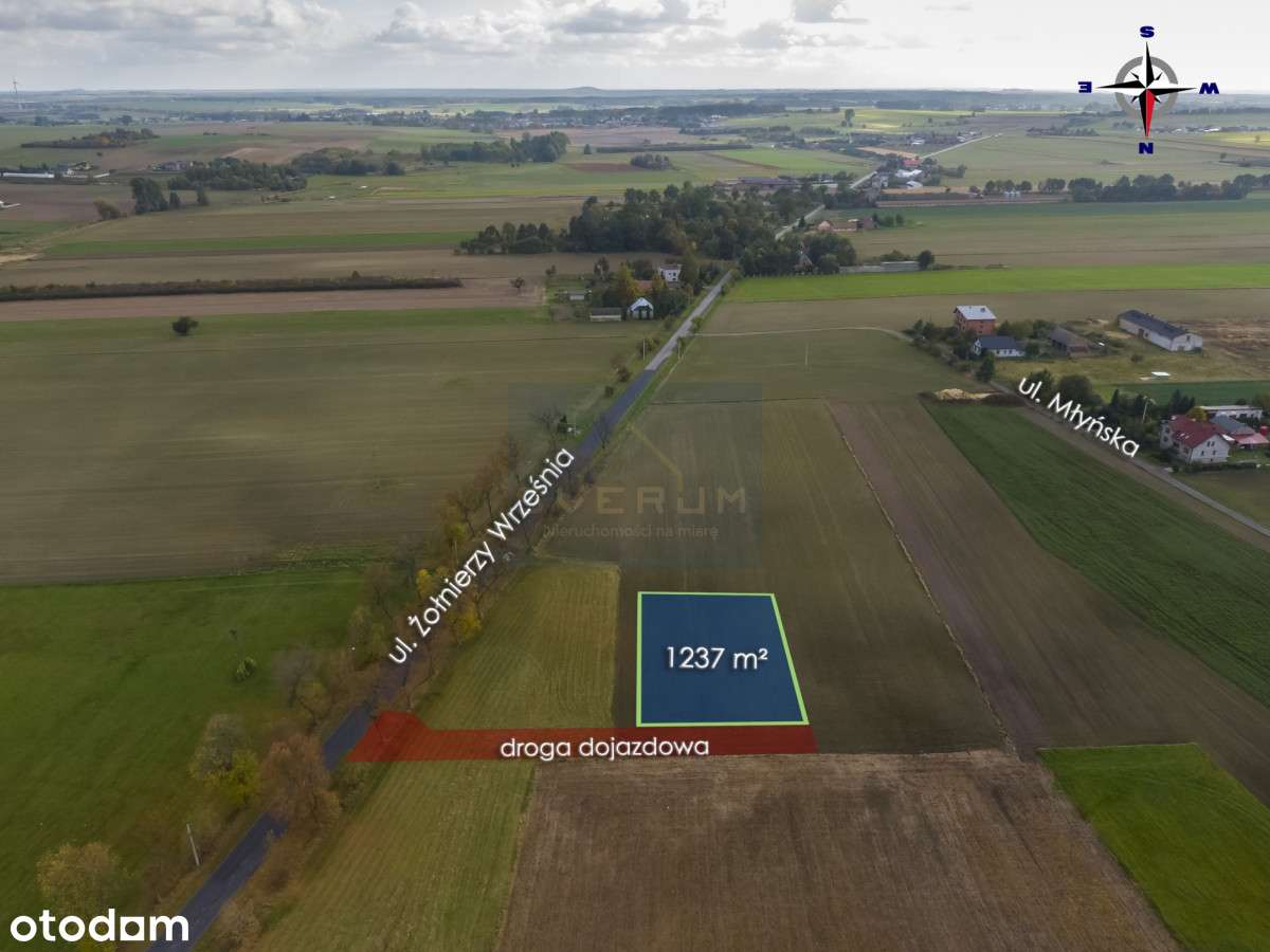 Działka budowlana Wilkowiecko/powiat Kłobucki - Pełny obrazek: 4/5