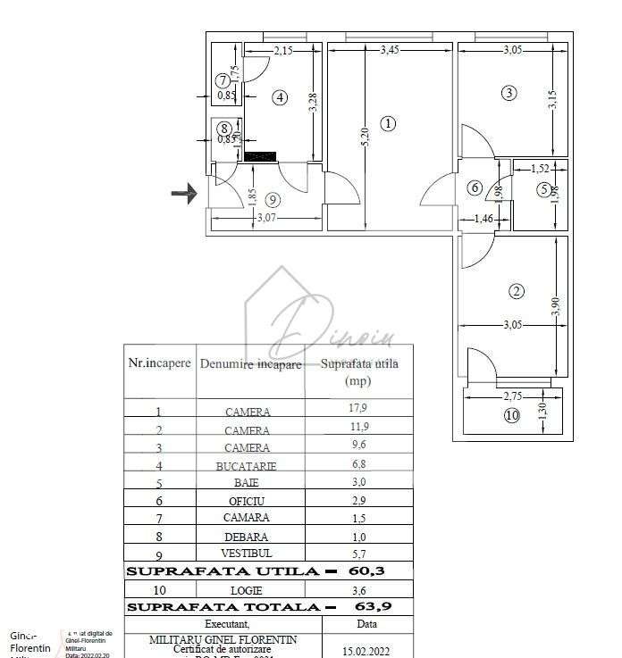 COMISION 0% I Apartament 3 camere Titan I Aleea Postavarul I etaj 4/4 - Imagine principală: 2/11