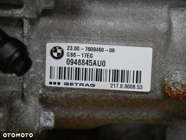 SKRZYNIA BIEGÓW BMW 428I 2.0TB 14' 7609460-06 GS6-17EG - 3