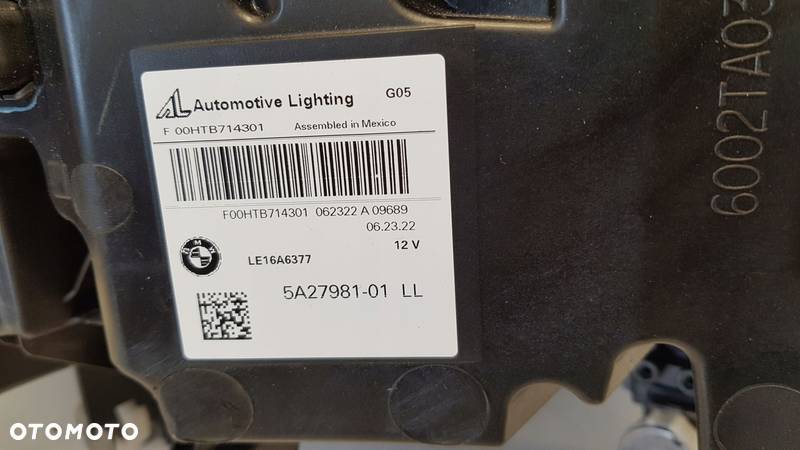 BMW X5 G05 X6 G06 LAMPA LEWA PRZOD FULL LED LADNA - 8
