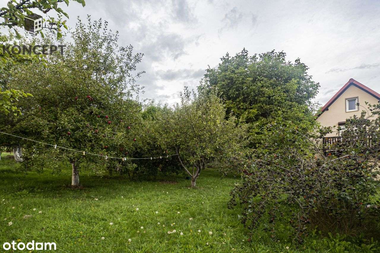 Dom z zabudowaniami z dużą, zieloną działką w cich-13