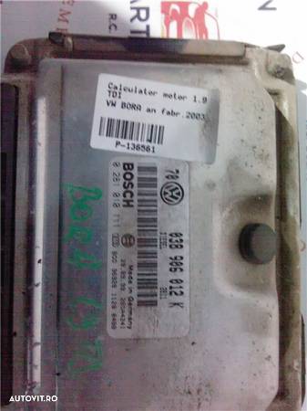 calculator motor 1 9 tdi volkswagen bora - 1