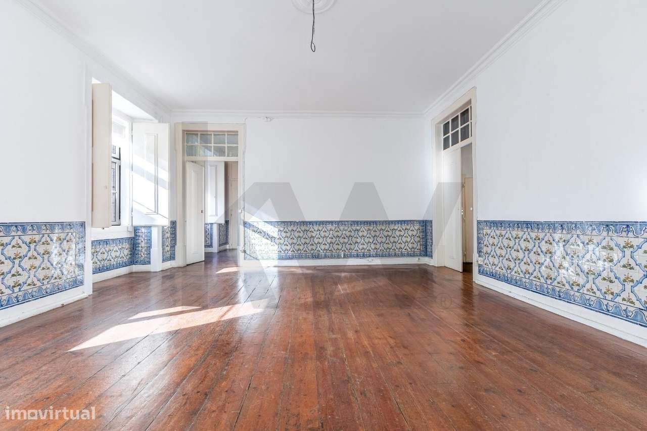 T1+2 no coração do Chiado, em edifício pombalino - Grande imagem: 5/15