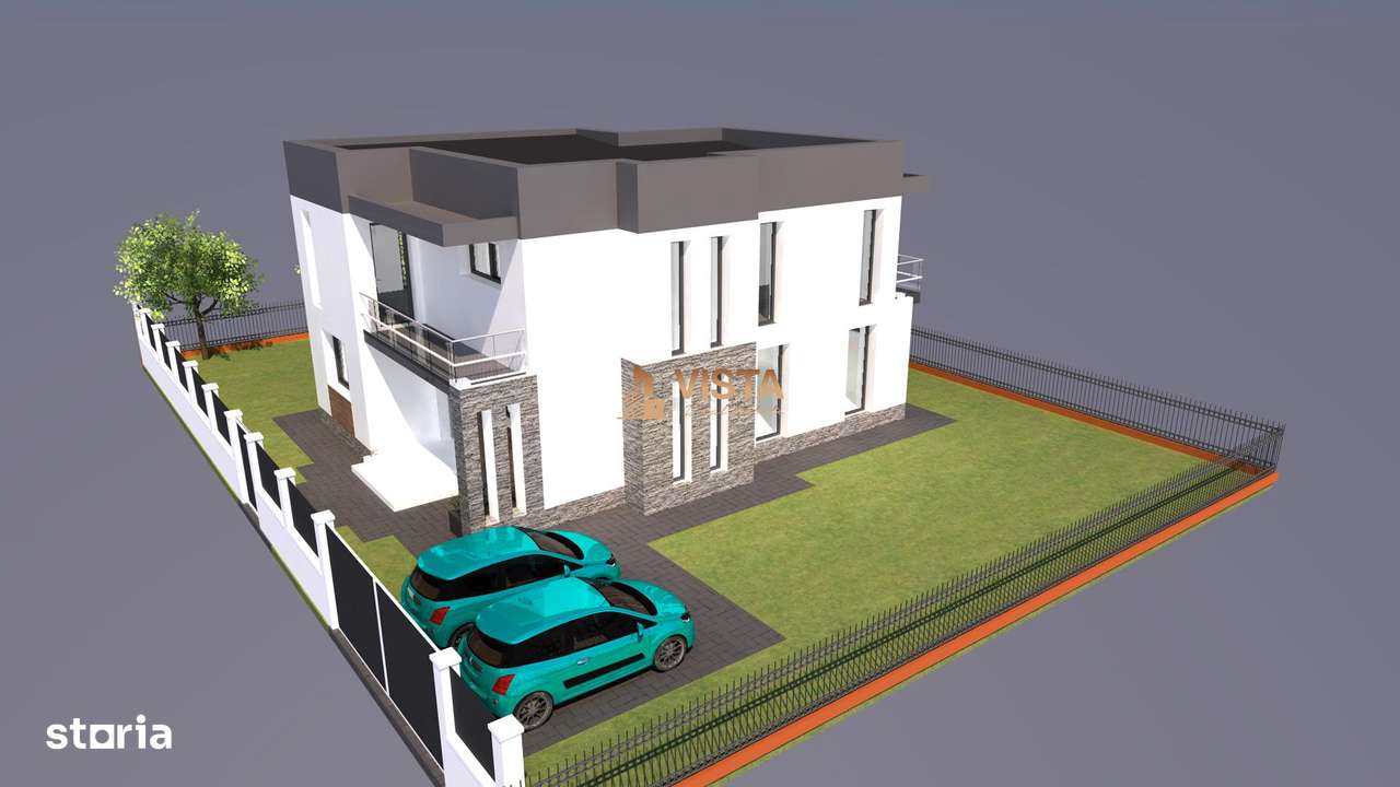 Casa Premium in Cristian, 4 camere, 3 bai, teren 500mp, eficienta la c - Imagine principală: 4/15