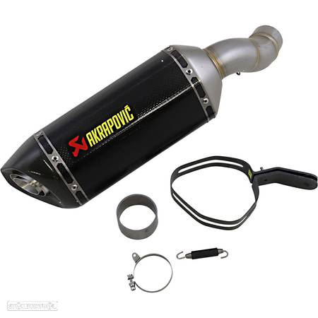 ponteira de escape  akrapovic muffler cf/cf kawasaki z900 2020 ref: s-k9so6-hzc - 1