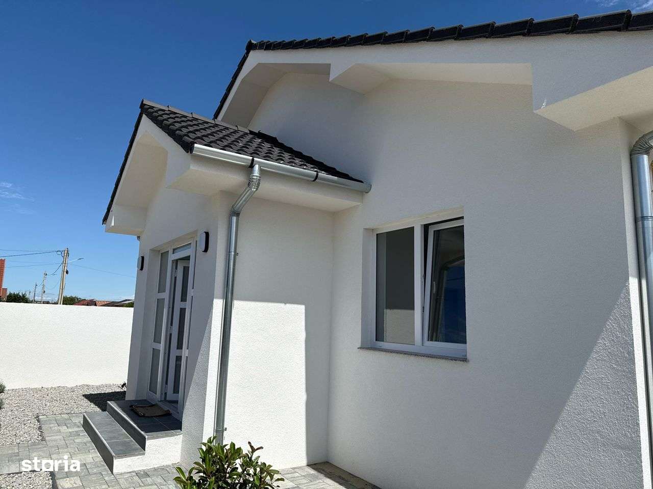 Casa noua intabulata, finisata,s.c.140mp, teren 500 în Santandrei, Gaz-3