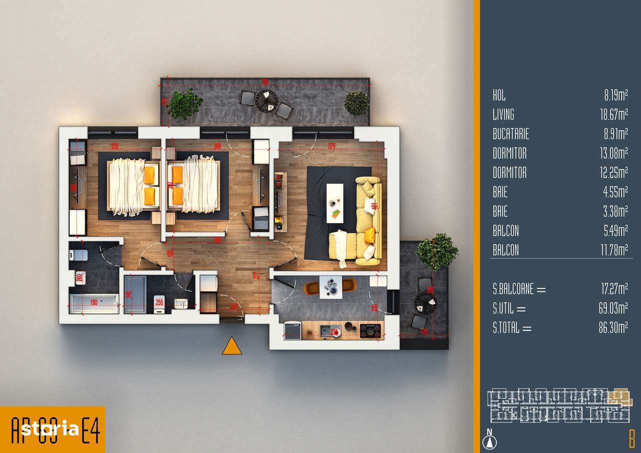 3 CAM. DECOMANDAT + PARCARE GRATUITA _COMISION 0! - Imagine principală: 2/7