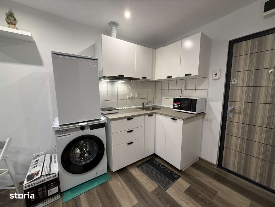 Apartament cu 1 camera, 17 mp utili, open-space, etaj 2 - Soarelui - Imagine principală: 5/6