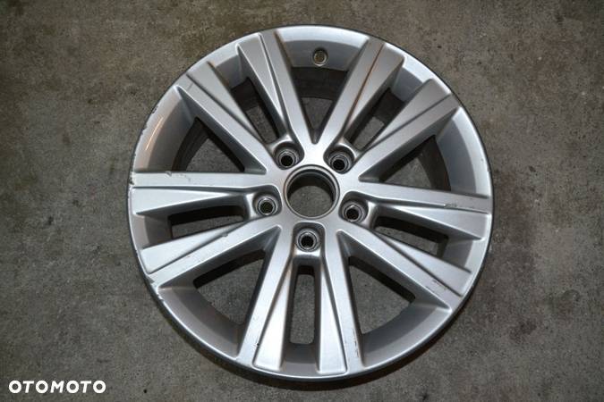 VW GOLF VI PASSAT B7 ORYGINALNA FELGA ALUMINIOWA BORBET 6.5x16 5x112 ET 50 5K0601025AJ - 2