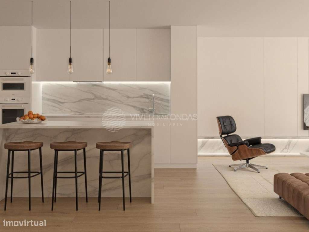 Apartamento T3 com 2 lugares de estacionamento e arrecadação - Mato... - Grande imagem: 4/55