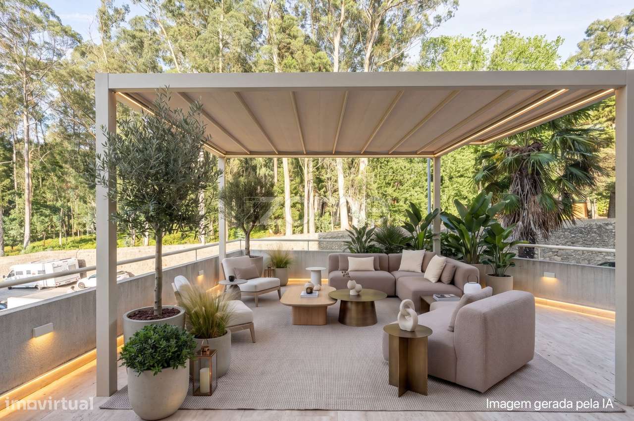 Apartamento T3 com 2 Terraços e 2 lugares de Garagem em V.N de Gaia.-5