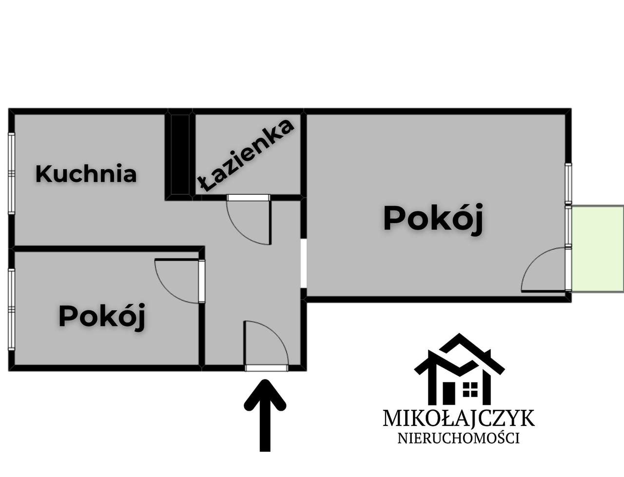 2 pokoje / po remoncie / ul. Słowackiego 28 / 2 piętro / balkon-10
