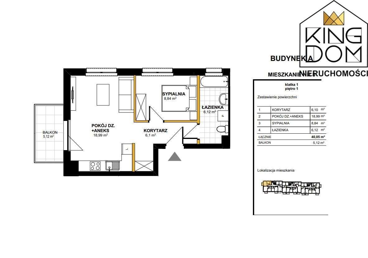 Ustawne 2-pokojowe mieszkanie-1 piętro - Frombork - Pełny obrazek: 5/5