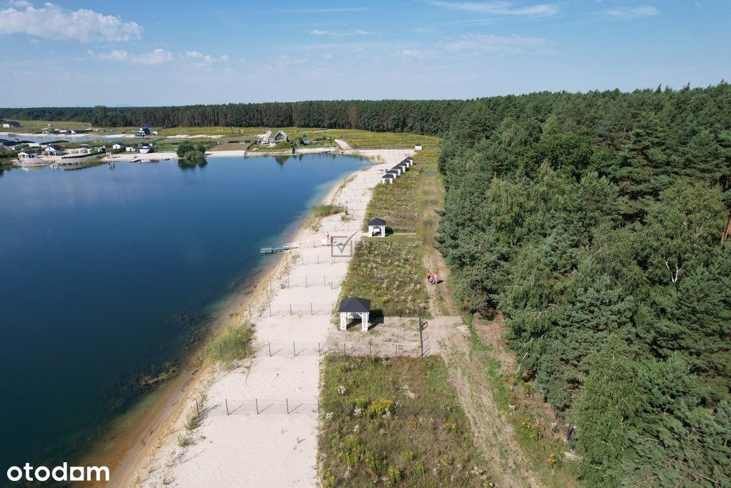 Działka budowlana przy lesie z plażą rekreacyjną