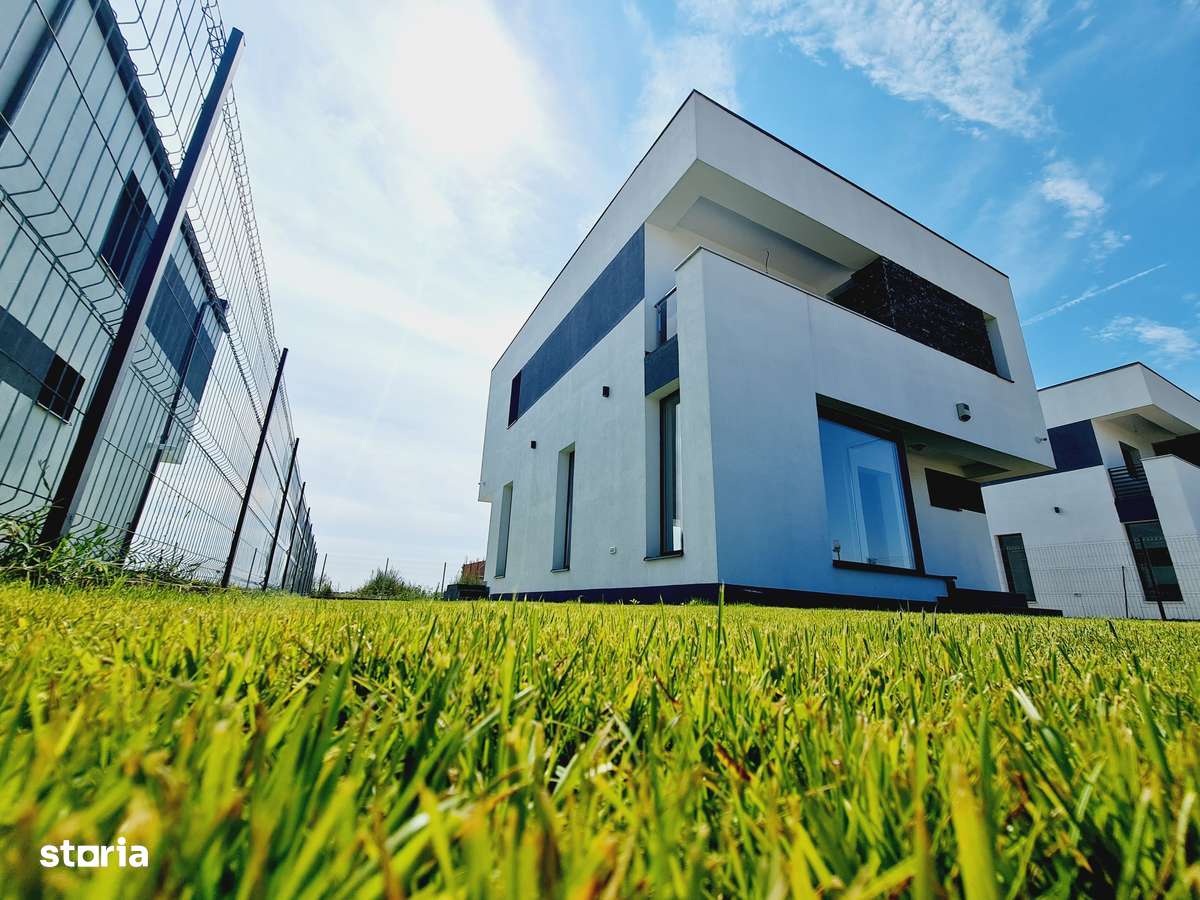 Casă modernă de vânzare - teren 370 mp - 4 camere - Comuna Berceni - Imagine principală: 2/17