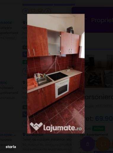 Garsoniera cocheta, 22 mp, etaj intermediar, zona strazii Taberei - Imagine principală: 4/4